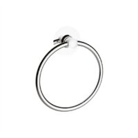 Portasalviette ad anello in acciaio inox cromato – Giada Tecom