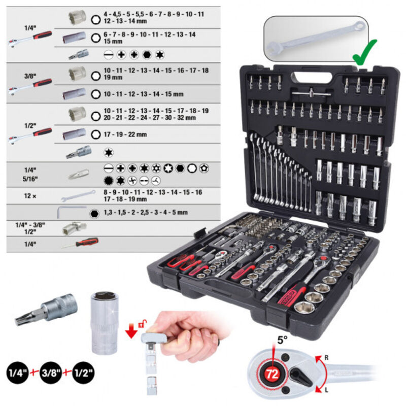 Douille 1/2″ 26mm KS TOOLS – ChromePlus – Acier Chromé – 42mm Longueur – Qualité Pro