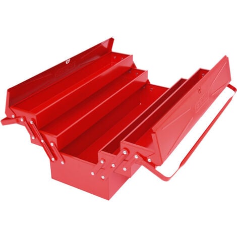 KS Tools - Caisse à outils métallique, 5 compartiments, L.550 mm - 999.0125