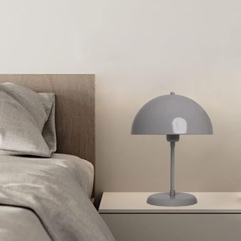 Champignon Lampe de Table Moderne en Menthe, Eclairage Domestique, Tête de Lit en Métal, Lampe de Chevet, Lampe de Lecture