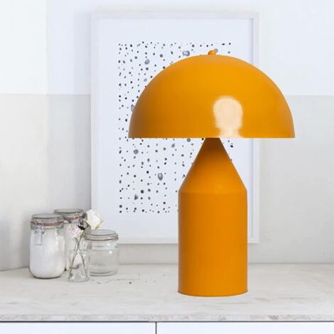 Lipeo Lampe de Table Jaune Moderne, Eclairage Domestique, Tête de Lit en Métal, Lampe de Chevet, Lampe de Lecture