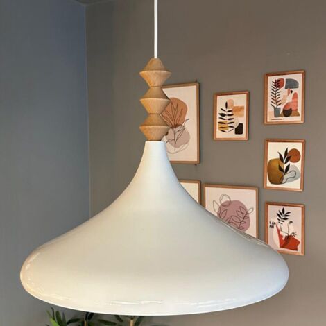 Suspension Bamyum Champion en métal Ø45cm, Lampe Suspendue Moderne (1/5)