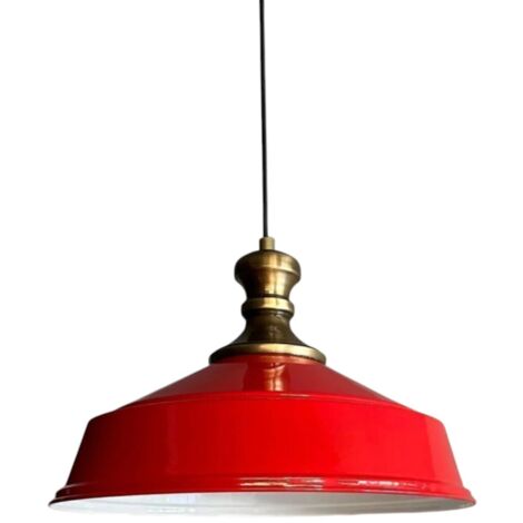 bamyum Suspension Luminaire Rétro en Metal de 30 cm, Lustre de Salon Vintage, Éclairage de Plafond pour Chambre, Cuisine, Lampe Suspendue (1/5)