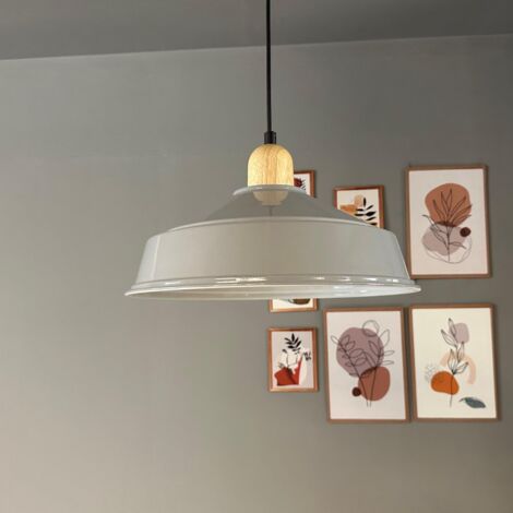bamyum Asletl-35 Suspension Luminaire Rétro en Metal de 35 cm, Lustre de Salon Vintage, Éclairage de Plafond pour Chambre, Cuisine, Lampe Suspendue (1/5)
