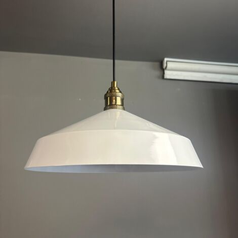 bamyum Lema Suspension Luminaire Rétro en Metal de 37,5 cm, Lustre de Salon Vintage, Éclairage de Plafond pour Chambre, Cuisine, Lampe Suspendue (1/5)