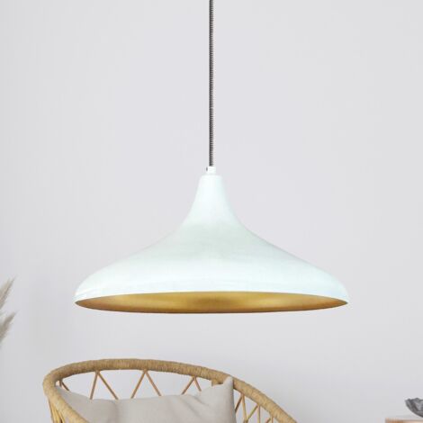 bamyum Champion Suspension Luminaire Rétro en Metal de 35 cm, Lustre de Salon Vintage, Éclairage de Plafond pour Chambre, Cuisine, Lampe Suspendue (1/5)