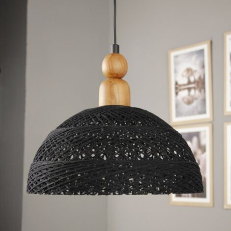 bamyum Yimpi Bohem Suspension Luminaire en Metal de 30cm, Lustre Salon, Cuisine, Chambre, Salle à Manger, Couloir Lampe Ronde E27, Éclairage Intérieur