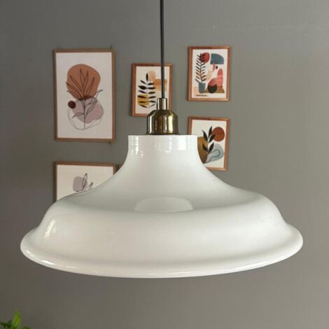bamyum Bergo Suspension Luminaire Industrielle Rétro en Metal de 26 cm, Lustre de Salon Vintage, Éclairage de Plafond pour Chambre, Cuisine, Plafonnier, Lampe Suspendue (1/5)