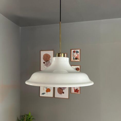 bamyum Bergo Suspension Luminaire Industrielle Rétro en Metal de 26 cm, Lustre de Salon Vintage, Éclairage de Plafond pour Chambre, Cuisine, Plafonnier, Lampe Suspendue (1/5)