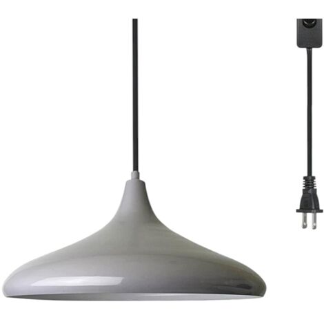 bamyum Champion Suspension Luminaire Vintage, Lustre Salon de 35 cm en Métal, Lampe E27 pour Chambre, Salle à Manger (1/2)
