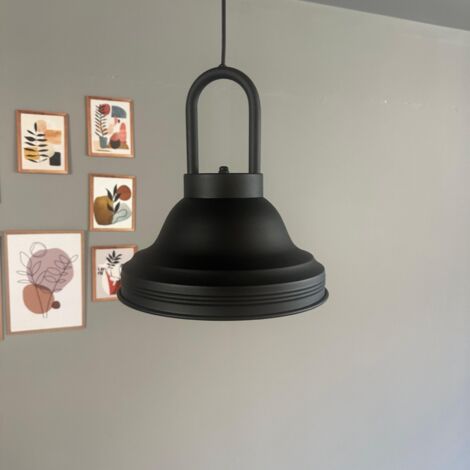 bamyum Ulmete Suspension Luminaire Vintage, Lustre Salon de 26 cm en Métal, Lampe E27 pour Chambre, Salle à Manger (1/5)