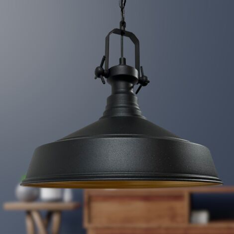 bamyum Asletl Suspension Luminaire Vintage, Lustre Salon de 40 cm en Métal, Lampe E27 pour Chambre, Salle à Manger (1/3)