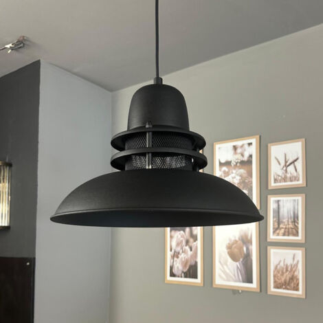 bamyum Torchia Suspension Luminaire Vintage, Lustre Salon de 34 cm en Métal, Lampe E27 pour Chambre, Salle à Manger (1/5)