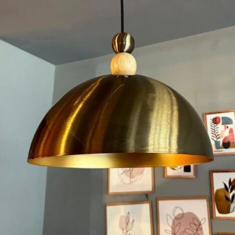 bamyum Yimpi Suspension Luminaire Vintage, Lustre Salon de 30 cm en Métal, Lampe E27 pour Chambre, Salle à Manger (1/4)