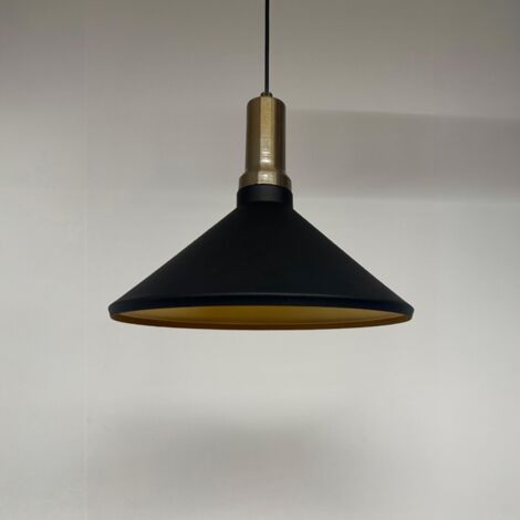 bamyum Serce Suspension Luminaire Vintage, Lustre Salon de 35 cm en Métal, Lampe E27 pour Chambre, Salle à Manger (1/4)