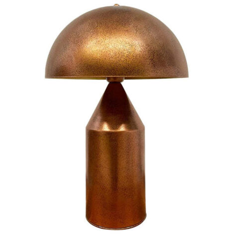 Lipeo Moderne Kupferfarbe Tischlampe, Wohnbeleuchtung, Metall Kopfteil, Nachttischlampe, Leselampe
