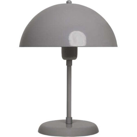 Champignon Moderne Grau Tischlampe, Wohnbeleuchtung, Metallkopfteil, Nachttischlampe, Leselampe