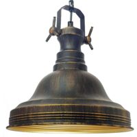 Ulmete Schlichte Antike Farbe Pendelleuchte, Kronleuchter für Wohnzimmer, Büro, Hotel, Restaurant, Vintage-Design