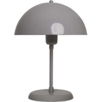 Champignon Moderne Grau Tischlampe, Wohnbeleuchtung, Metallkopfteil, Nachttischlampe, Leselampe