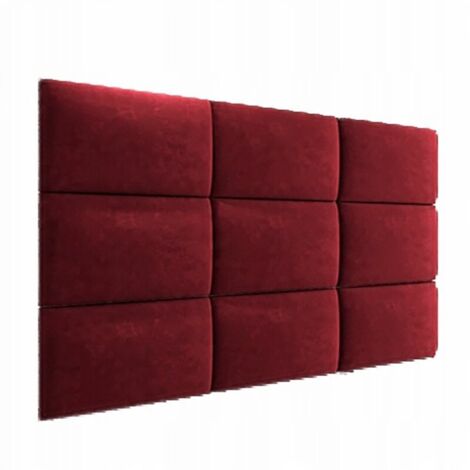 Lot De 6 Panneaux Muraux Rembourrés Auto-adhésifs - Protection Anti-choc Pour Enfants, Tête De Lit, Isolation (60x90 Cm)