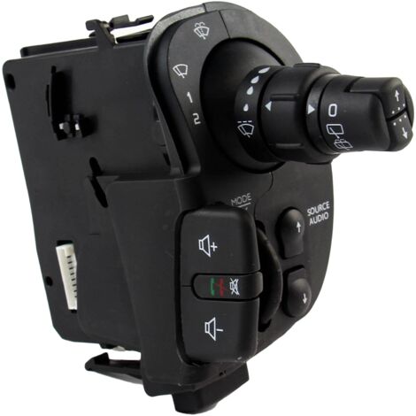 Union – Commodo compatible Renault Clio 3, Kangoo 2, Modus (2005-2012) – Commande essuie-glace et clignotant – 10+18 broches – À droite du volant - 7701057096