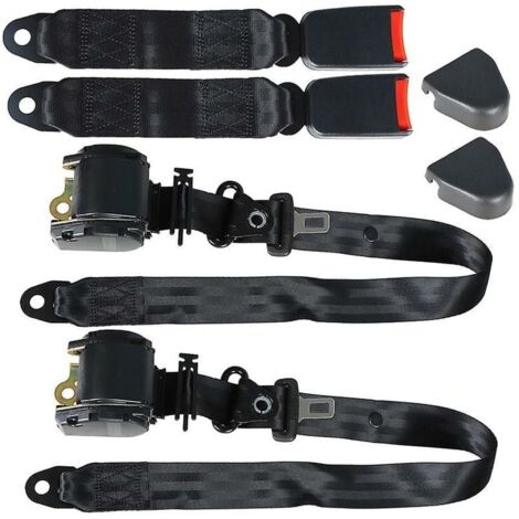 Ceinture de sécurité rétractables réglables, à trois points entièrement automatique pour camion de voiture ceinture de sécurité universelle rétractable automatique ceinture (1/4)