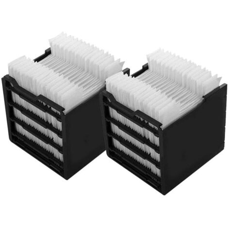 Lot de 2 filtres pour refroidisseur d'air 4,72 x 4,41 x 4,53 pouces , filtre humidificateur , chargement USB , mini filtre de remplacement pour climatiseur (1/5)