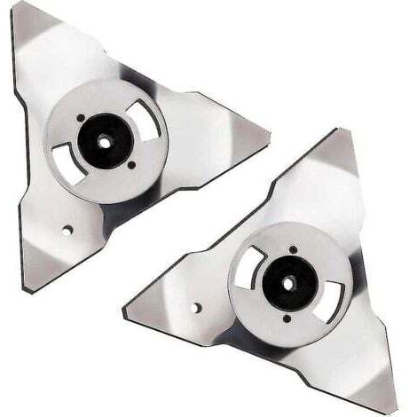 Paquet de 2 lames de rechange pour robot tondeuse à gazon Robomow RS TS MS RC TC MC modèles en acier inoxydable xh (1/4)