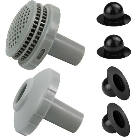 Kit de connecteur de pulvérisation de piscine 6 pièces avec grille de filtre de sortie , buse d'entrée et bouchon de trou , accessoires de piscine (1/5)