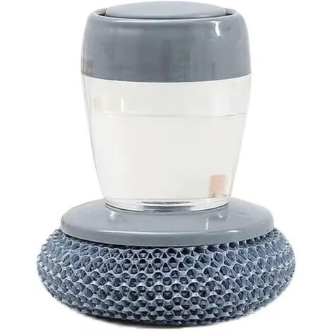 Distributeur de savon avec réservoir Brosse de cuisine pour casseroles , poêles et éviers (1/5)