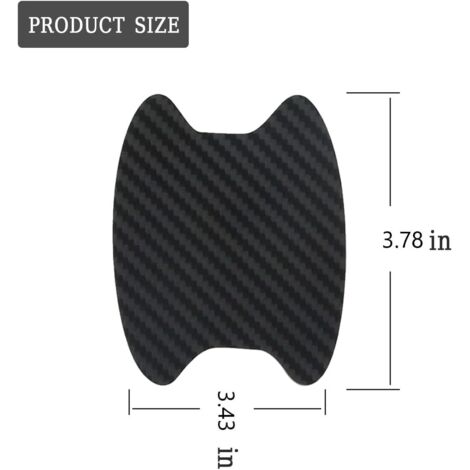 Autocollant adhésif 3D en fibre de carbone - Film de protection pour