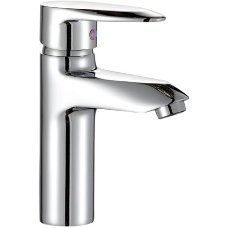Robinet domestique simple et moderne , entièrement en cuivre , à tête unique et à trou unique (sans tuyau) (1/5)
