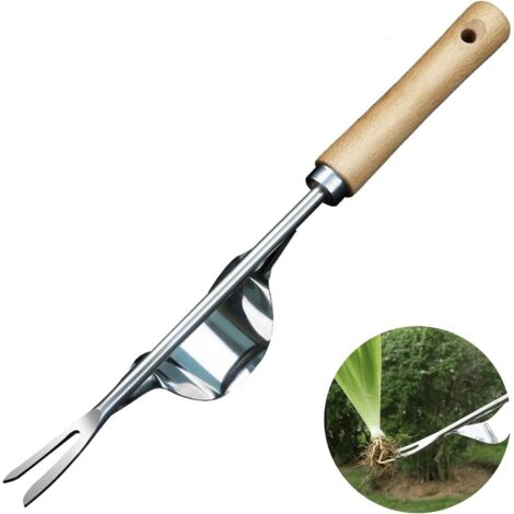 Désherbeurs et outils de désherbage - Outils de désherbage robustes avec trou de suspension - Outils de désherbage pour pissenlits pour outils de pelouse et de jardin (en forme de U) (1/5)