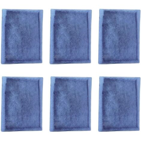 Lot de 6 filtres de remplacement , compatibles avec les filtres d'aquarium Aqua-Tech EZ-Change 3 , compatibles avec les filtres électriques Aqua-Tech 20-40 et 30-60 (1/4)