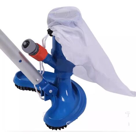 Aspirateur Piscine , Nettoyeur sous Vide Portable amélioré avec Brosse et Sac , pour Piscine Hors Sol , Aspirateur Accessoires De Nettoyage pour Spa étang Piscine Fontain (1/5)