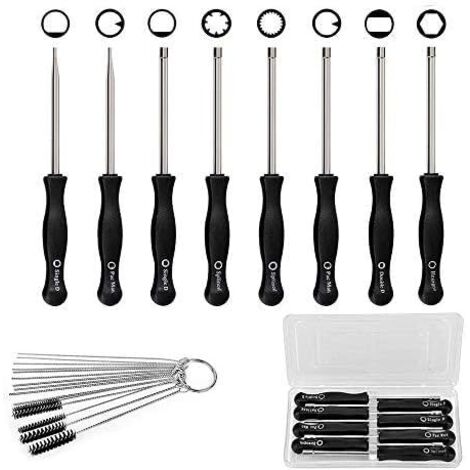 8 pcs Outil de réglage du carburateur Kit de Tournevis pour carburateur à 2 Cycles commun Réglage du Petit carburateur Moteur Réglage de l'outil de réglage (1/5)