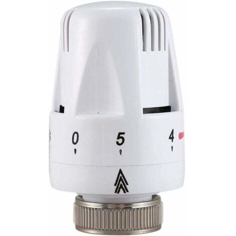 Vanne de radiateur thermostatique en laiton de 1/2" - Type droite DN15 - Contrôle automatique de la température - Chauffage au sol(DN15) (1/4)