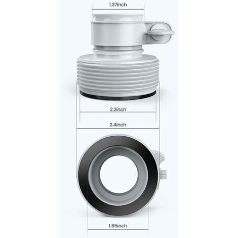 Intex - 29061 -Lot de 2 adaptateurs 32-38mm