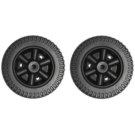 Lot de 2 roues de barbecue de 15,2 cm - Pièces de rechange pour barbecues à gaz pour Charbroil - Roues de four - Roulettes de four - Noir (1/5)