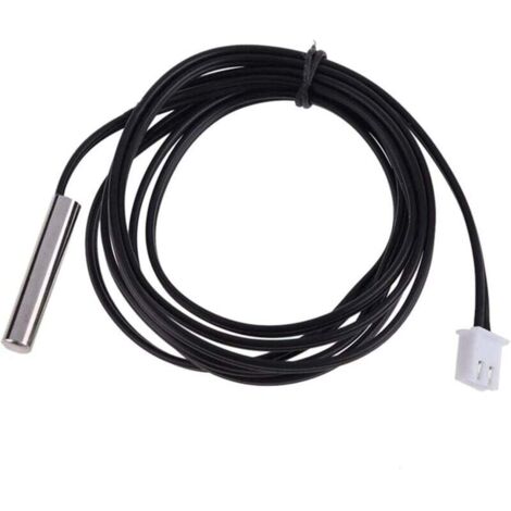 Sonde de température 1M haute précision NTC 10K / B3435 résistant à l'eau sonde de température de câble de thermistance