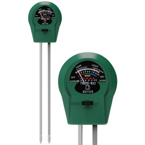 Testeur Humidité Plante, 3 en 1 Humidité/Fertilité/Ph Metre Hygrometre Phmetre Capteur Humidité pour Plante Jardin Pelouse Ferme Intérieur et Extérieur (Pas Besoin De Batterie) (1/4)
