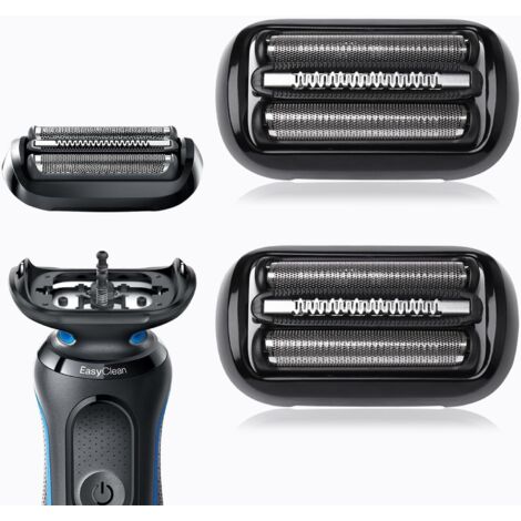 Têtes de rasoir de rechange Series 5 53B compatibles avec Braun Rasoir Series 5/6 5020cs 5018s 5035s 5049cs 5050cs 6020s 6040cs (2PCS 53B) (1/5)