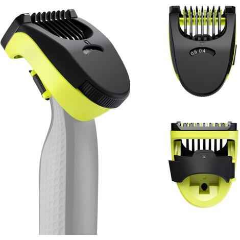 Sabot Réglable 14 en 1 Compatible avec QP2520 QP2530 QP2620 QP2630 Rasoir Lames, 14 Hauteurs de Coupe Comprises Entre 0,4 et 10 mm Peignes
