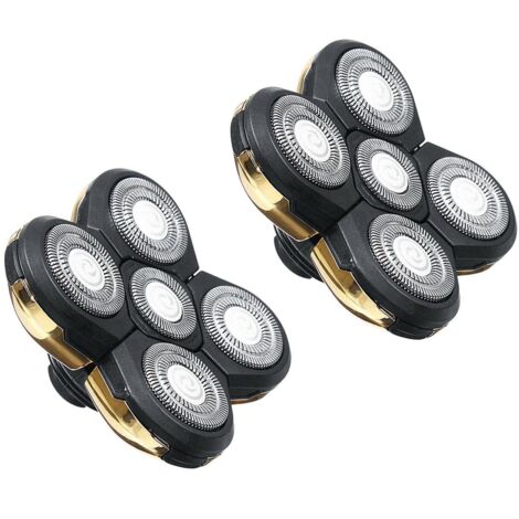 Tête De Remplacement Pour Rasoir électrique - 5 Lames - Pour Rasage Du Crâne Ou De La Barbe - Neuf