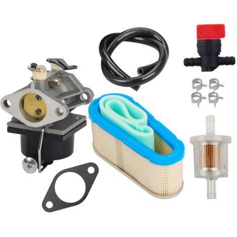Carburateur, avec Filtre à air 36356, vanne d'arrêt, Filtre à Carburant, Ligne d'alimentation, pour Tecumseh OHV125, OHV130 et OVH135, modèle de Rechange du 640065A