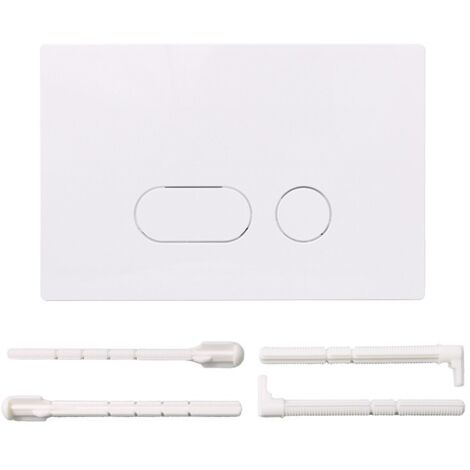 Plaque De Commande Wc,Plaque De Déclenchement,Double Déchargement,Avec Jeu De Tiges D'Échappement,Cadre De Fixation,Plaque D'Actionneur Compatible Avec Geberit Sigma 01,20,30,50,Up 320,300-Or mat (1/5)