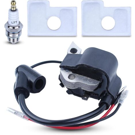 Bobine d'allumage pour Stihl MS170 MS180 017 018 MS170C MS180C avec filtre à air Bougie d'allumage Pièces de rechange 1130400 1302 (1/5)
