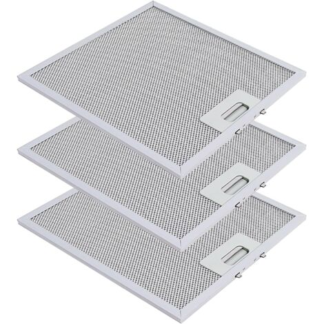 Filtre Hotte Extractrice 305mm x 267mm Filtre à Graisse Métallique Compatible avec Elica Hotte Extracteur de Cuisine par (3 Pièces) (1/5)