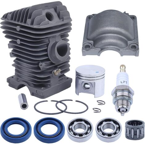 40 mm Cylindre Piston Kit pour Stihl MS210 021 MS 210 avec Roulement à aiguilles Bougie d'allumage Pièces de rechange pour 1133020 1216 11230201216 (1/5)