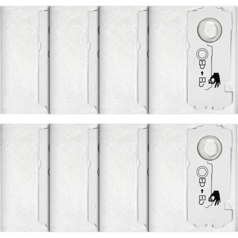 Lot de 8 sacs filtrants SELFCLEAN SC-FIS-CT MINI/MIDI-2/5 pour aspirateur Festool CT MINI/MIDI 2019+, grande capacité, pièces de rechange uniques (1/5)